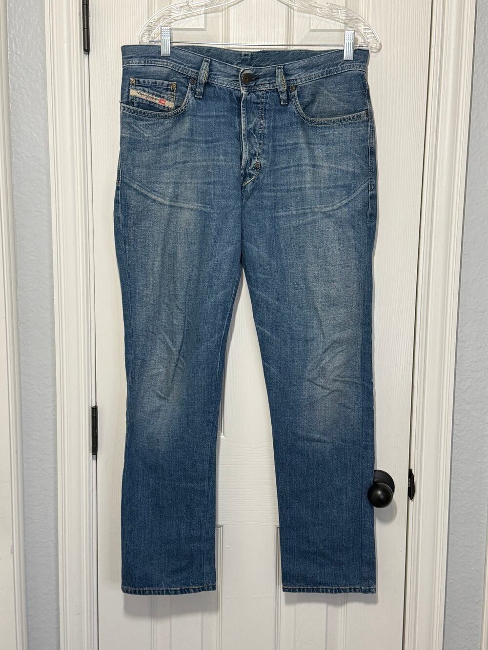 Diesel Jeans 32 Made in Italy Unique Pocket Street Style Y2K Denim